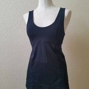 lululemon athletica Black Scoop Neck Tank Top